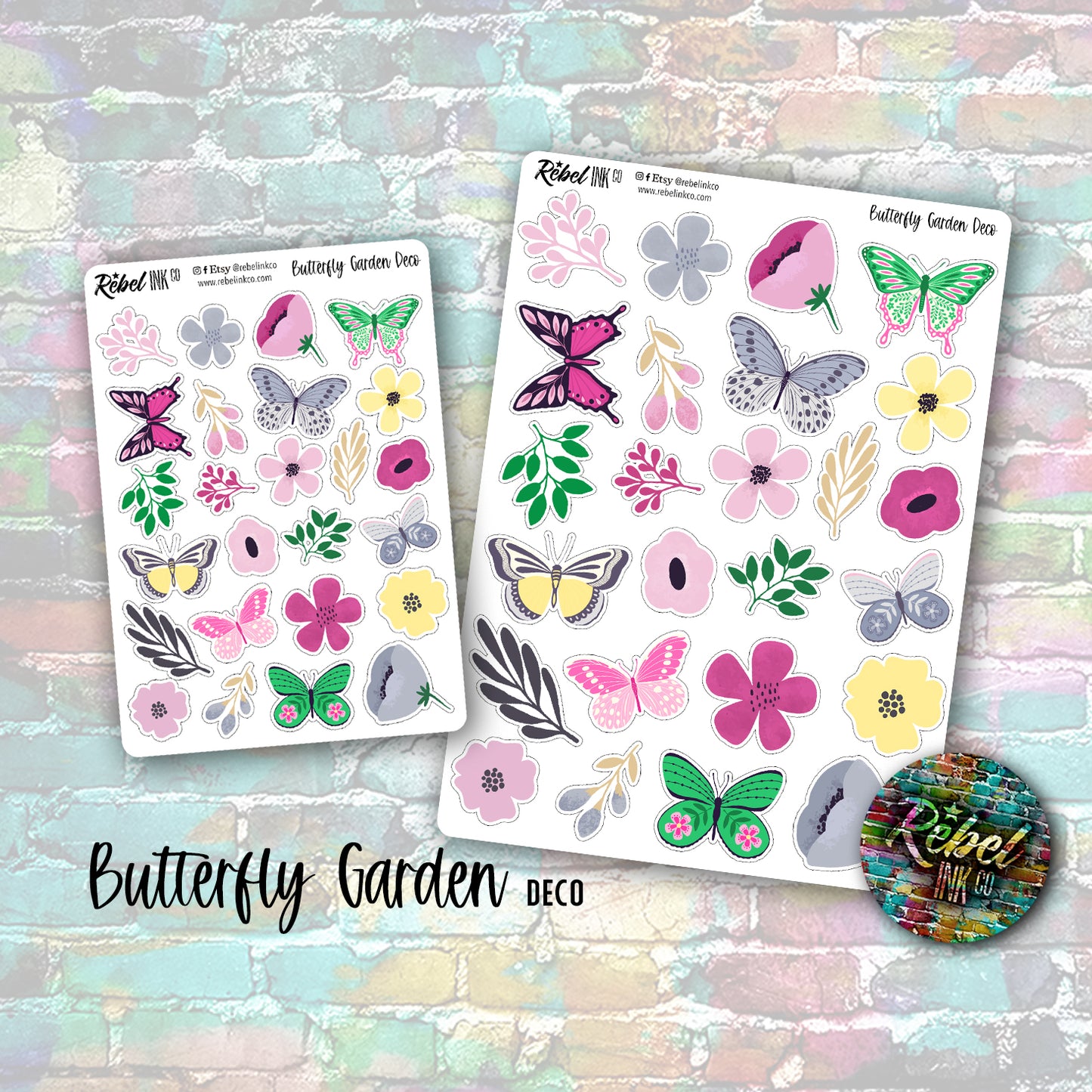 Butterfly Garden - Deco - Small & Large
