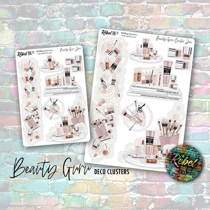 Beauty Guru - Standard Vertical Planner Sticker Kit