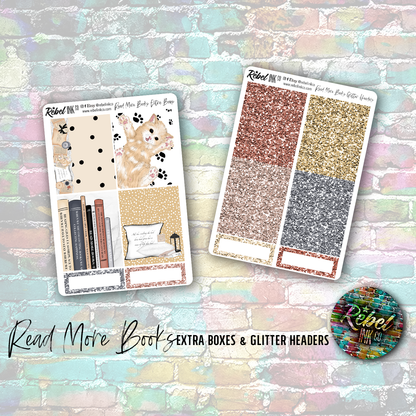 Read More Books - Standard Vertical Planner Sticker Kit