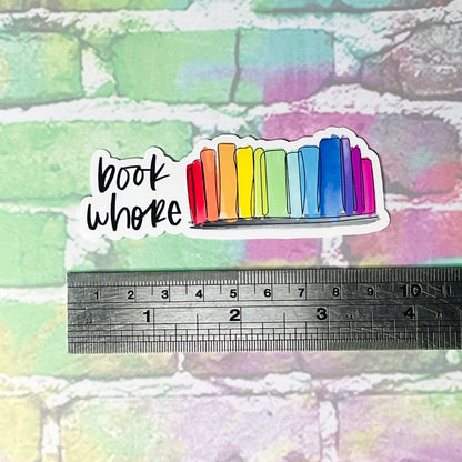 Book Whore - Vinyl Diecut Sticker