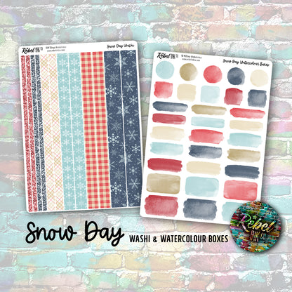 Snow Day - Standard Vertical Planner Sticker Kit