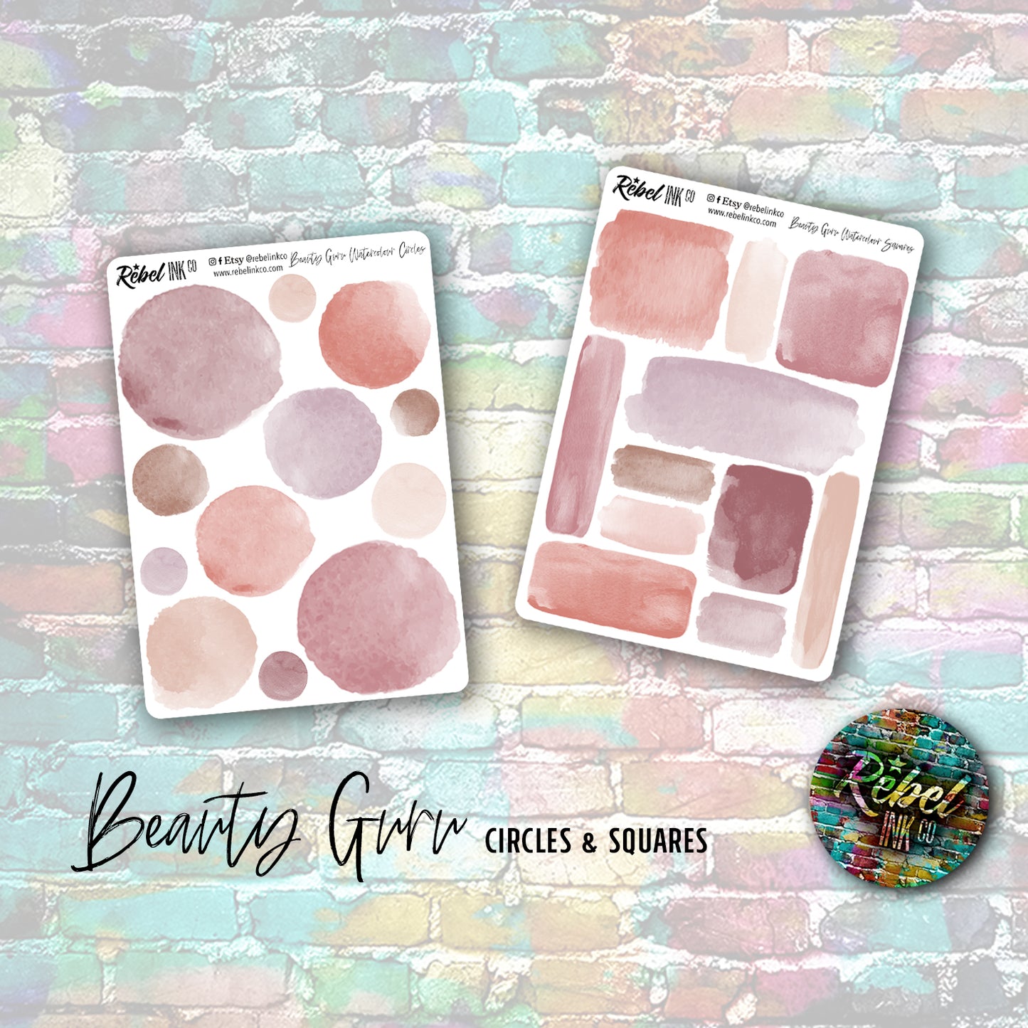 Beauty Guru - Standard Vertical Planner Sticker Kit