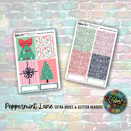 Peppermint Lane - Extra Boxes & Glitter Headers