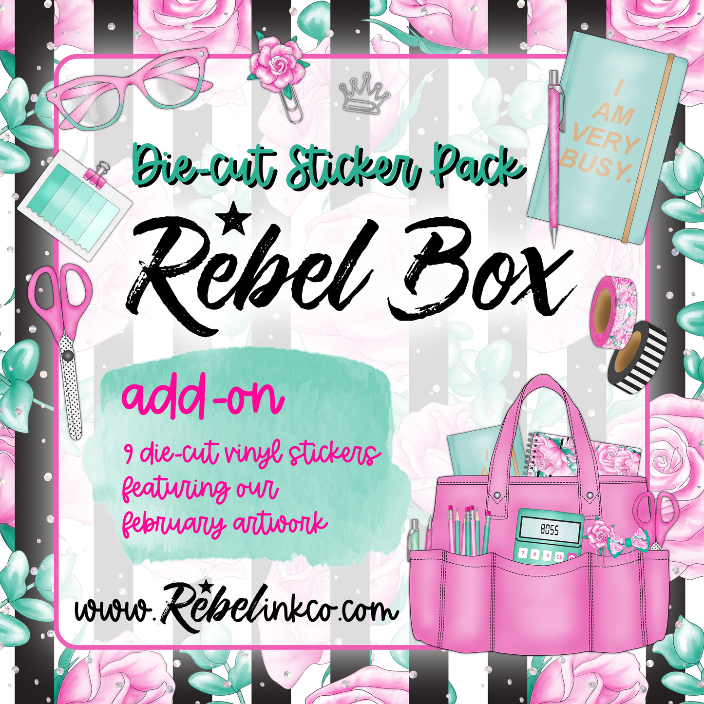 Die-cut Pack Rebel FOMO Box Add-on - February 2023