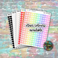 Heart Stickers - Coral Ombre