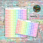 Heart Stickers - Pastel Rainbow