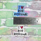 I Heart Book Boyfriends - Small Vinyl Diecut Sticker