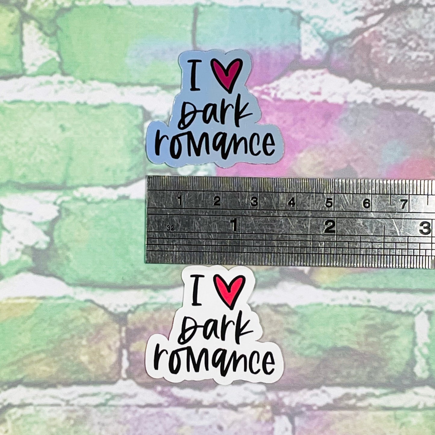 I Heart Dark Romance - Small Vinyl Diecut Sticker