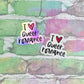 I Heart Queer Romance - Small Vinyl Diecut Sticker