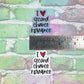 I Heart Second Chance Romance - Small Vinyl Diecut Sticker