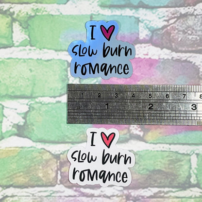 I Heart Slow Burn Romance - Small Vinyl Diecut Sticker