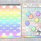 Solid Circle Stickers - Small - Pastel Rainbow