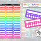 Habit Tracker Stickers - Bright Rainbow