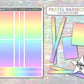 Solid Full Box Stickers - Pastel Rainbow