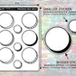 Circle Stickers - Large - Hand Drawn Style