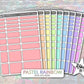 Mixed Box Stickers - Pastel Rainbow