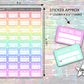 Waiting For Stickers - Pastel Rainbow