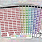 Author Release Stickers - Bright Rainbow