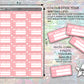 Word Count Stickers - Pastel Rainbow