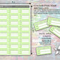 Word Count Stickers - Pastel Rainbow