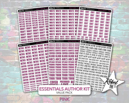 Essentials Author Sticker Kit - Bright Options