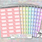 Word Count Stickers - Pastel Rainbow