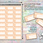 Word Count Stickers - Pastel Rainbow