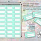 Word Count Stickers - Pastel Rainbow