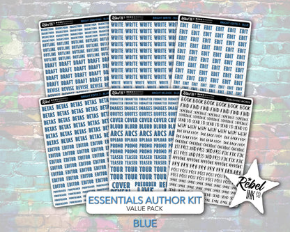 Essentials Author Sticker Kit - Bright Options