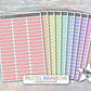 Thin Box Stickers - Pastel Rainbow