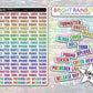 Author Release Stickers - Bright Rainbow