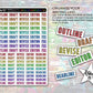 Essentials Author Sticker Kit - Bright Rainbow