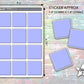 Square Box Stickers - Pastel Rainbow Writeable Planner and Bullet Journal Stickers for Functional and Decorative Planning and Colour Coding