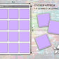 Square Box Stickers - Pastel Rainbow Writeable Planner and Bullet Journal Stickers for Functional and Decorative Planning and Colour Coding
