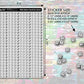 Heart Icon Stickers - Mini Hand Drawn Style Writeable Planner and Bullet Journal Stickers for Functional and Decorative Planning & Tracking
