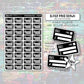 Bill Stickers - White - Hand Drawn