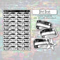 Bill Stickers - Black - Brush Style