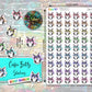 Coffee Betty Stickers - Bright Rainbow