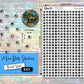 Date Number Stickers - Mini - Black - Brush Style