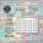 This Month Script Stickers