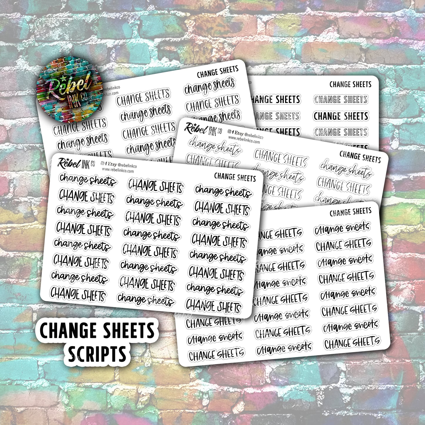 Change Sheets Script Stickers