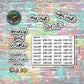 Shift Script Stickers - Day/Night