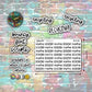 Recycling - Script Stickers