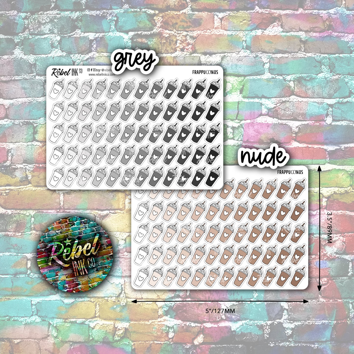 Birthday Cupcake Icon Stickers