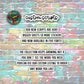 Bins Script Stickers