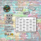 Dentist Script Stickers