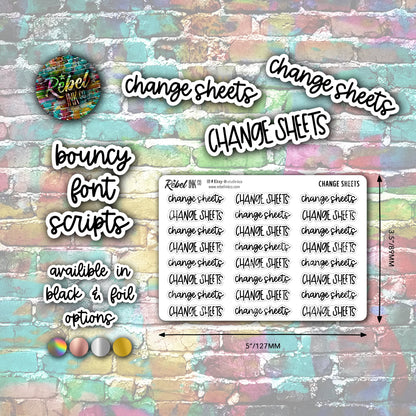 Change Sheets Script Stickers