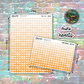 Mini Heart Stickers - Apricot Ombre