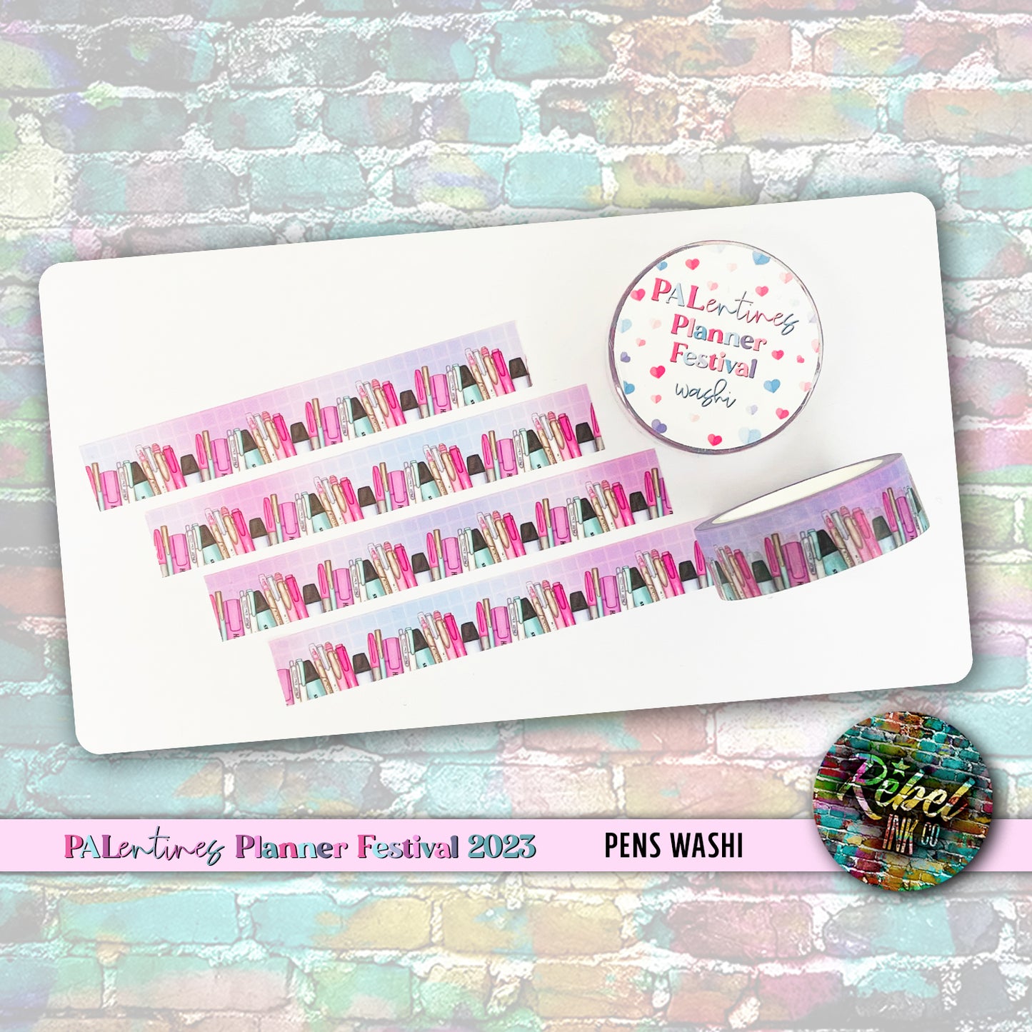Palentines Planner Festival OFFICIAL - Pens Washi